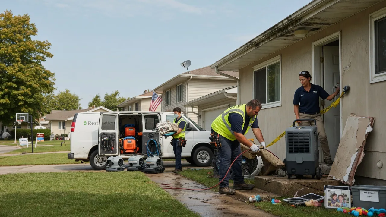 Water Damage Restoration in Lake Crystal, MN near me